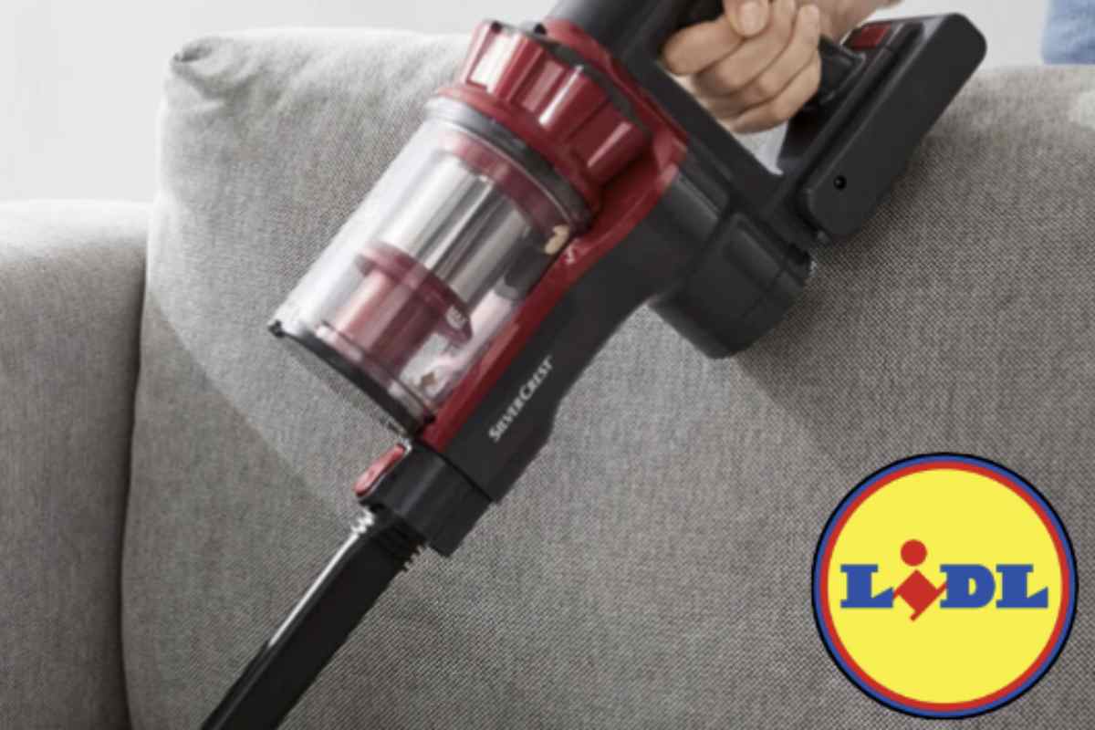 Lidl ha pensato anche alla versatilità del suo aspirapolvere,